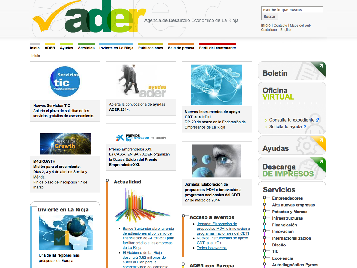 Ayudas Ader 2014