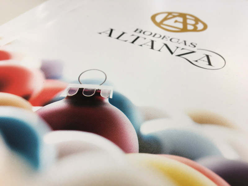 Bodegas Altanza, catálogo de Navidad