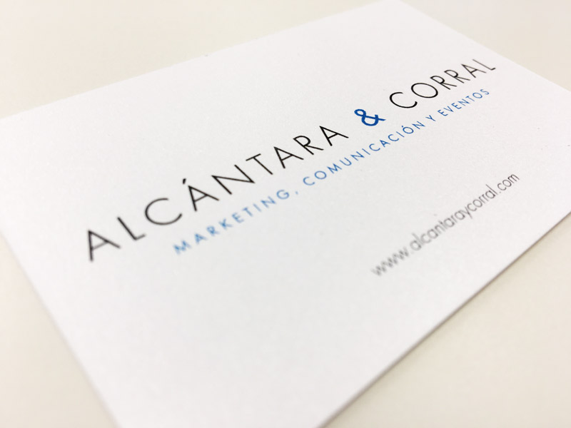 Imagen corporativa para Alcántara & Corral-Logroño